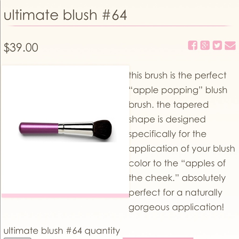 Robert Jones Beauty #64 Ultimate Blush Brush